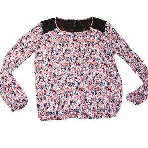 Floral "New Directions" Ladies Top   Size Small